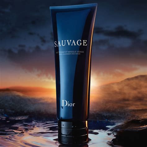 sauvage dior face mask|Sauvage Face Cleanser + Mask: Cleanses, Purifies Men's Skin.